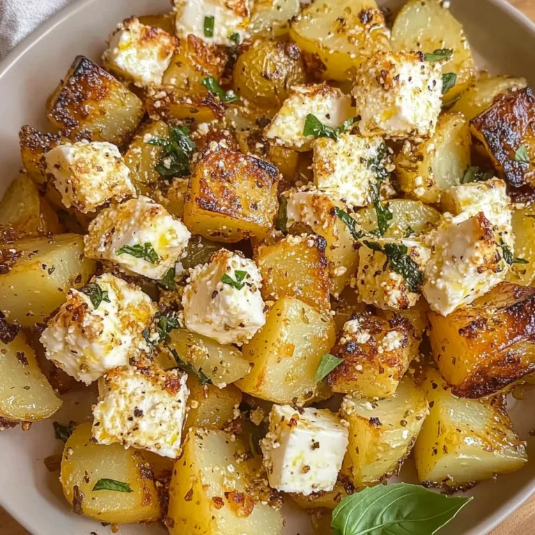 Baked Feta Potatoes