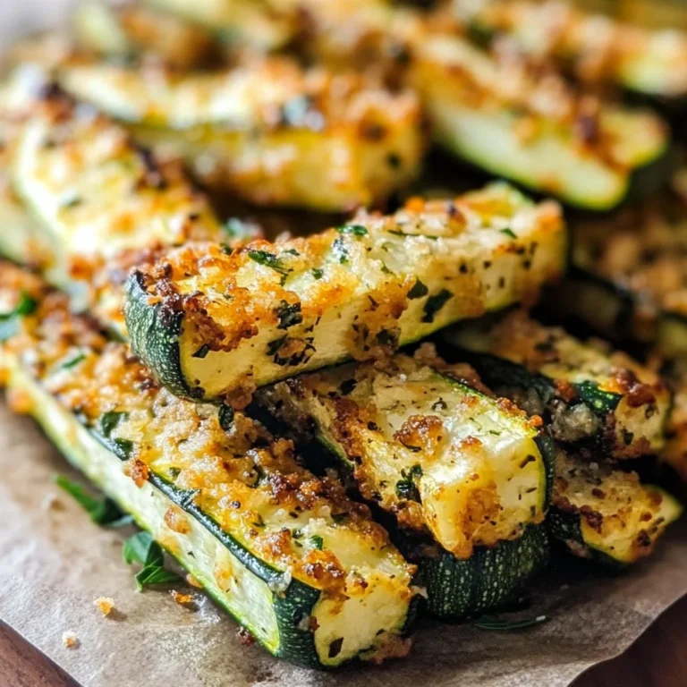Baked Parmesan Zucchini Fries