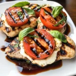 Caprese Grilled Chicken with Balsamic Reduction Recipe
