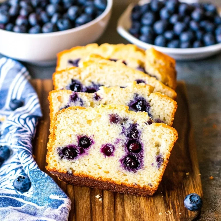 Cream Cheese Blueberry Bread