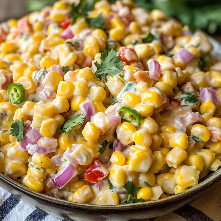 Creamy Corn Salad Recipe