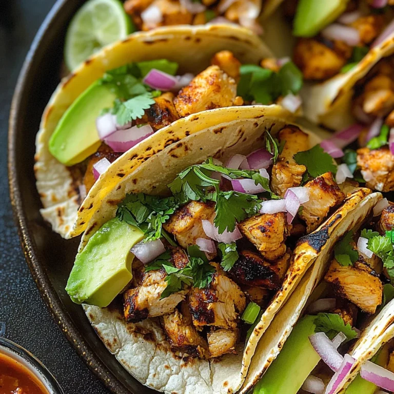 Grilled Chicken Street Tacos