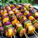 Hawaiian Chicken Kebabs