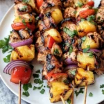 Hawaiian Chicken Skewers