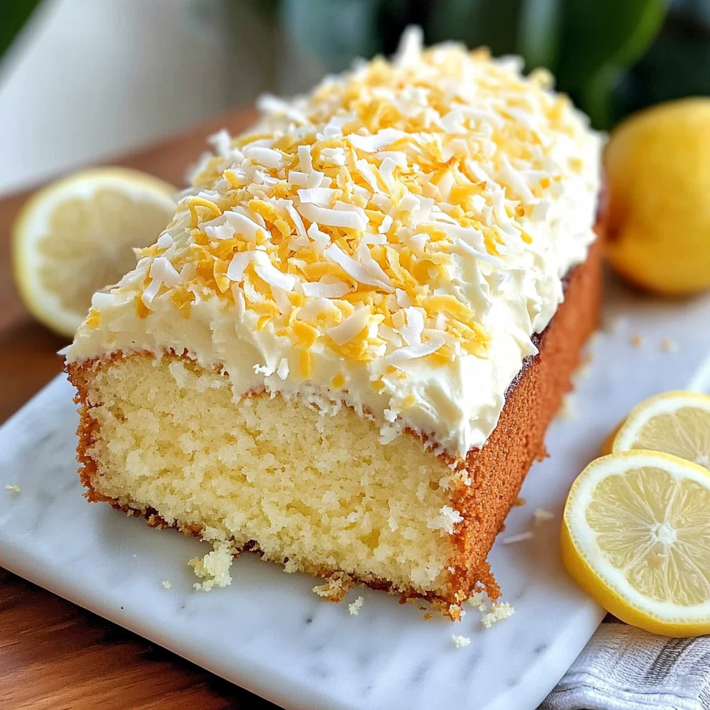Lemon Coconut Cake