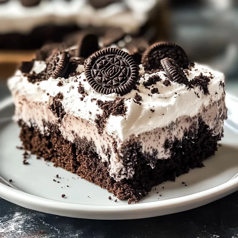 Oreo Poke Cake