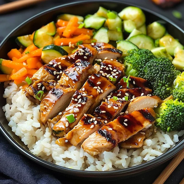 Teriyaki Grilled Chicken and Veggie Rice Bowls