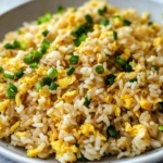 10 min. Easy Egg Fried Rice (only 6 ingredients!)
