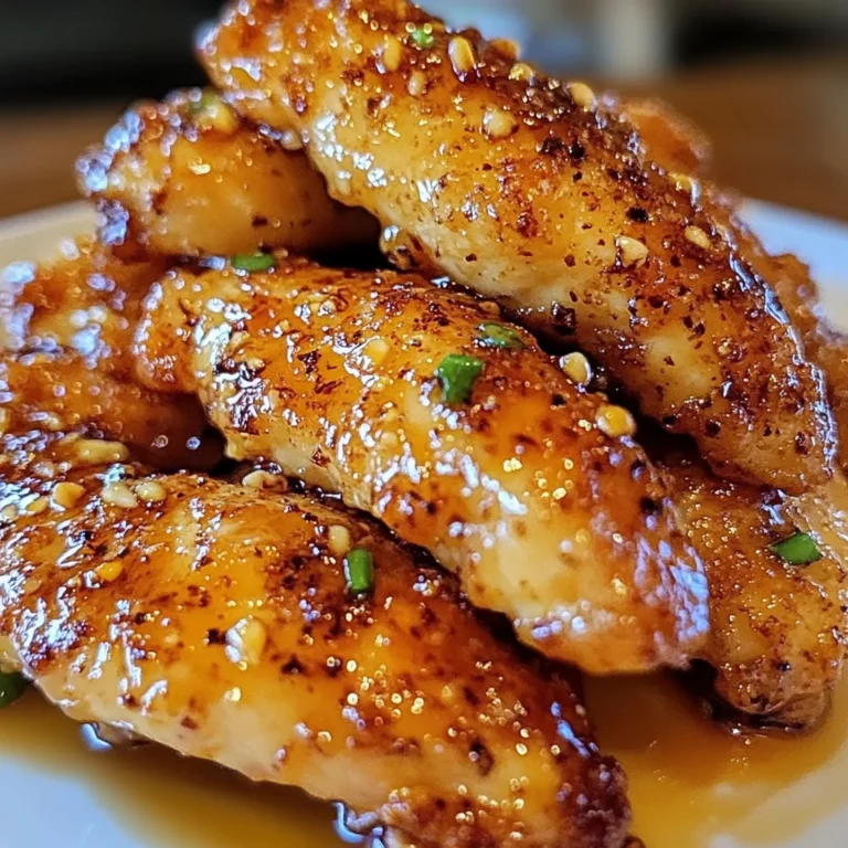 Air Fryer Honey Butter Garlic Chicken Tenders Recipe