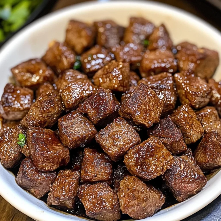 Air Fryer Juicy Steak Bites