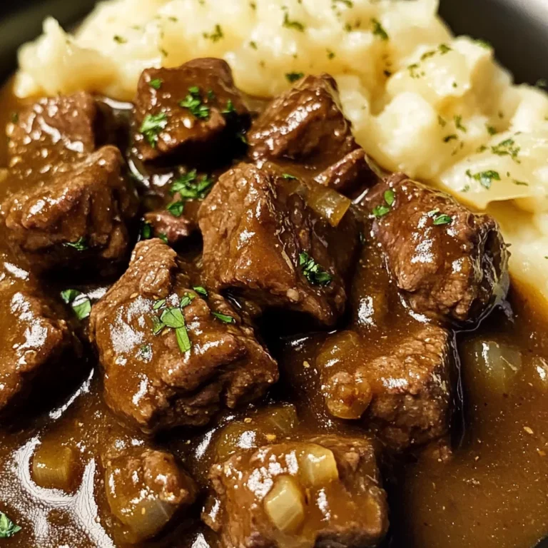 Beef Tips and Gravy