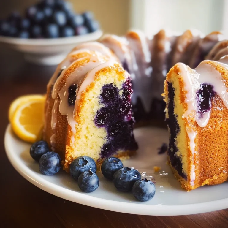 Blueberry Breakfast Bundt Cake