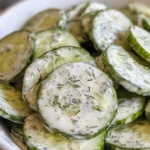 Creamy Cucumber Salad