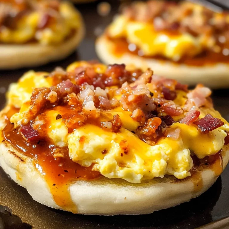 English Muffin Breakfast Pizzas