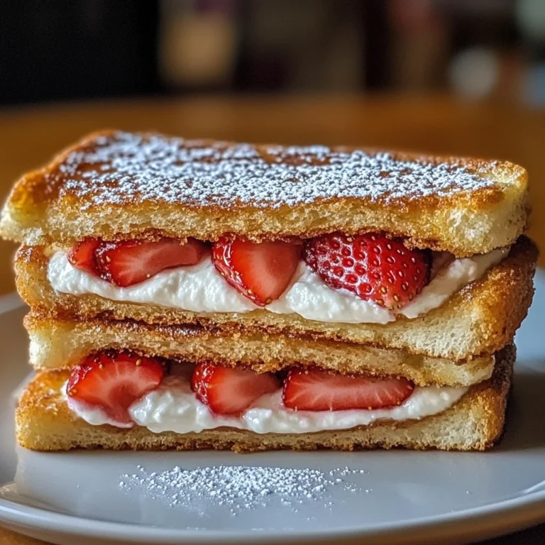 Fried Strawberry Cheesecake Sandwiches