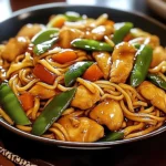 Garlic Chicken Lo Mein