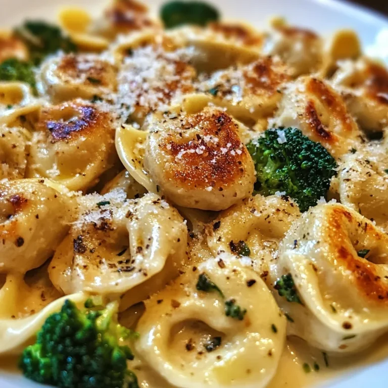 Garlic Parmesan Chicken Tortellini