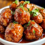 Honey Buffalo Crockpot Meatballs