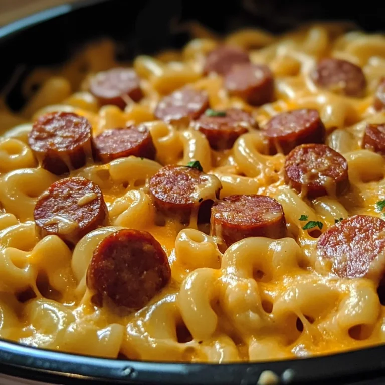 One-Pot Kielbasa Mac and Cheese
