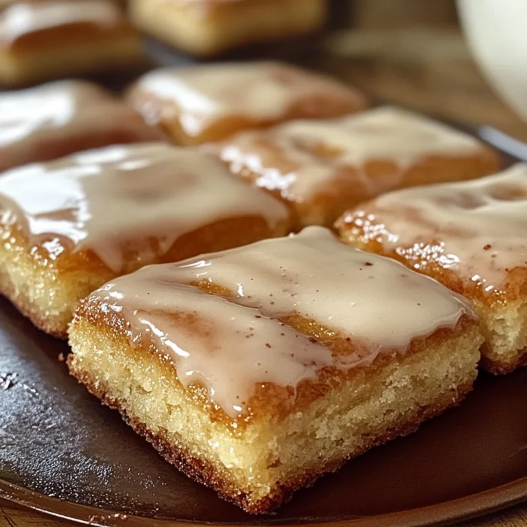 Soft Baked Maple Donut Bars
