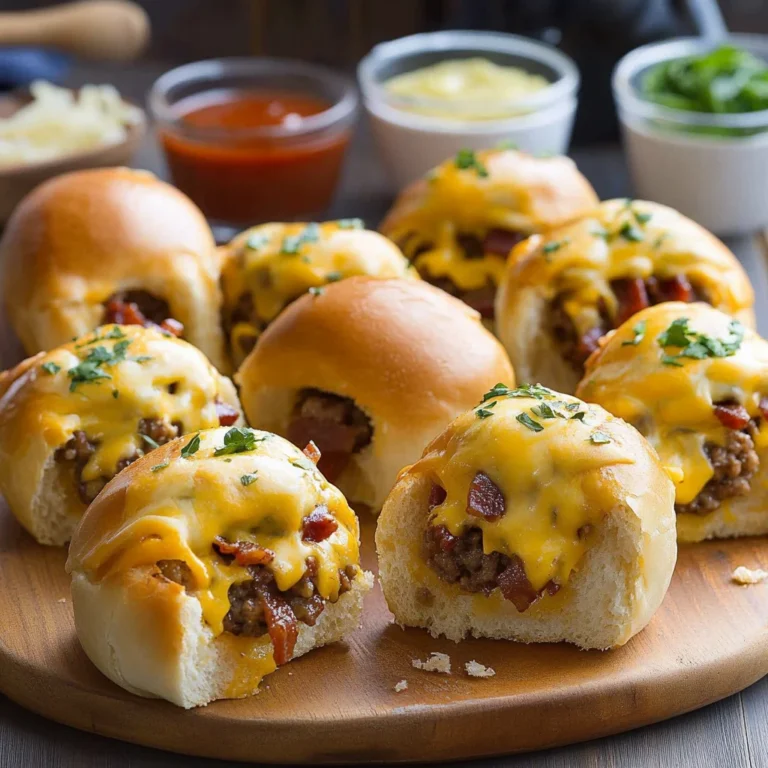 Turkey Bacon Cheeseburger Bombs Recipe