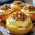 Cheesecake Stuffed Baked Apples