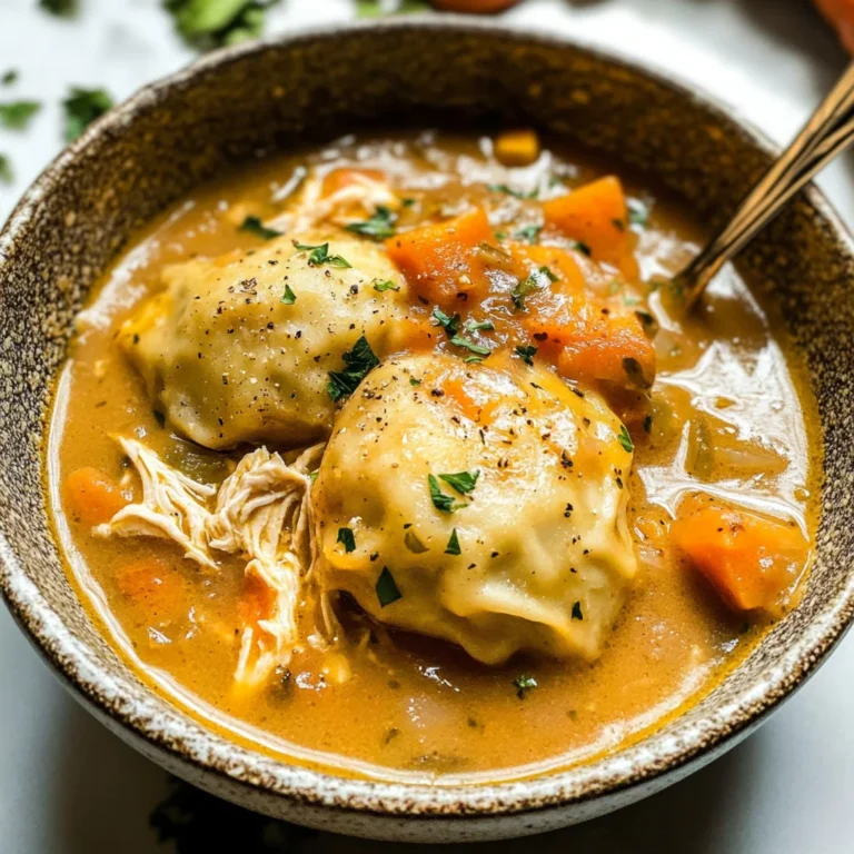 Chicken and Pumpkin Dumplings
