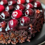 Chocolate Cherry Upside Down Cake