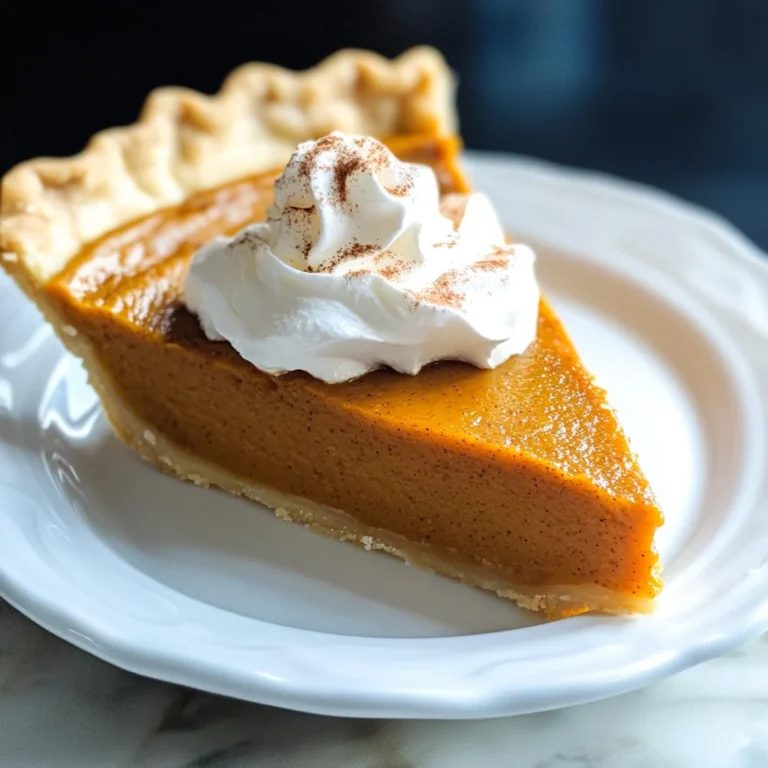 Easy Pumpkin Pie