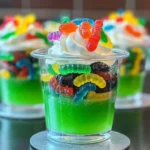 Gummy Worm Jello Cups Recipe