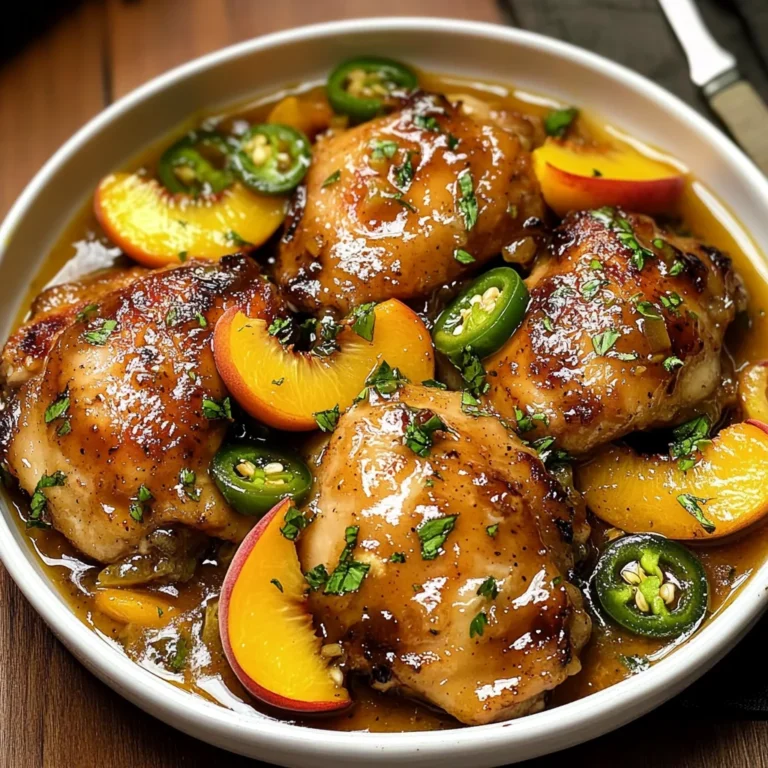 Jalapeno Peach Chicken