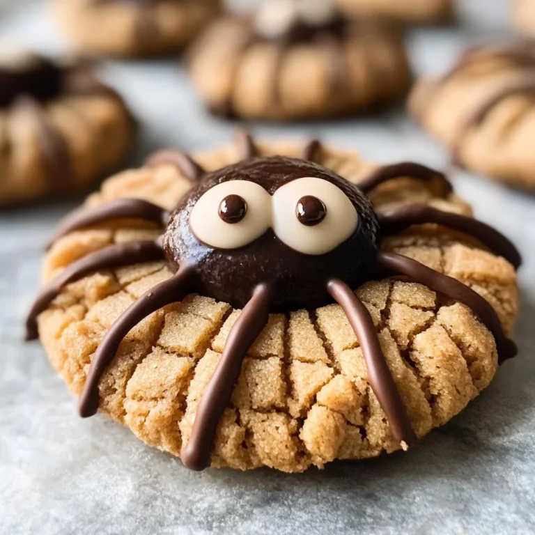 Peanut Butter Spider Cookies