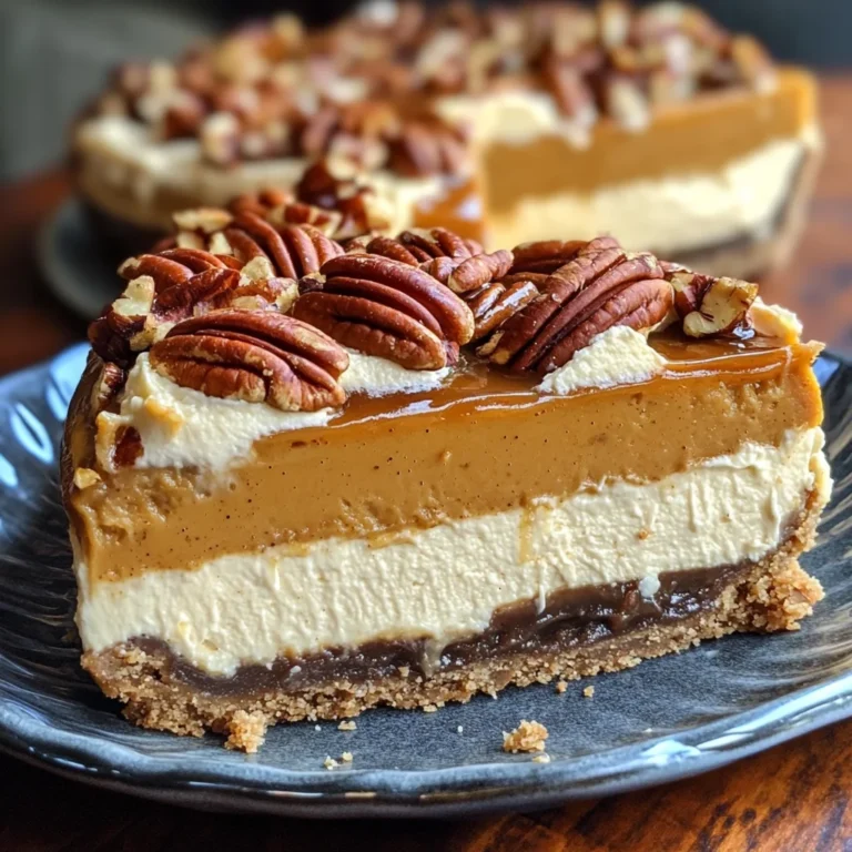 Pecan Pie Pumpkin Cheesecake