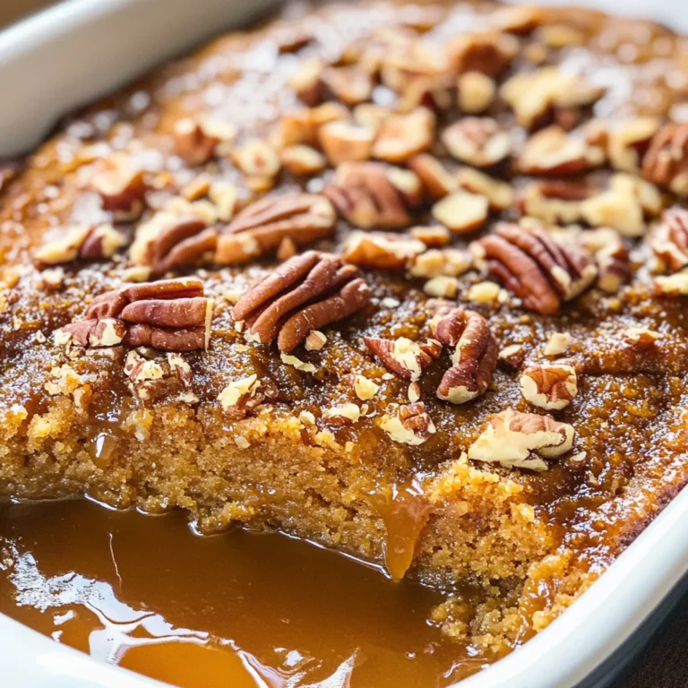Pumpkin Pecan Cobbler