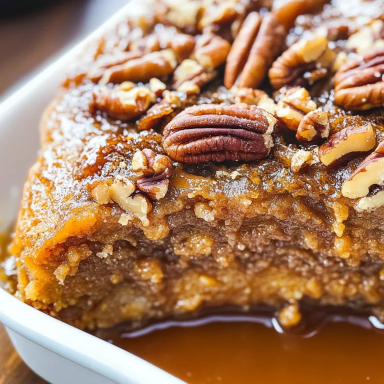 Pumpkin Pecan Cobbler