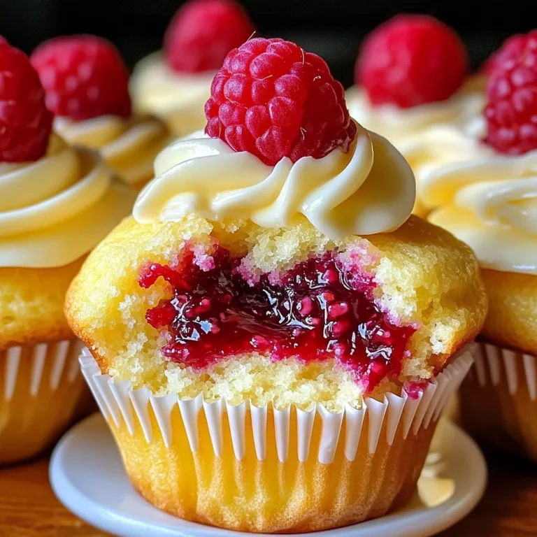 Raspberry Lemon Heaven Cupcakes