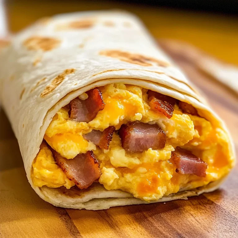 Turkey Bacon Egg and Cheese Breakfast Burritos