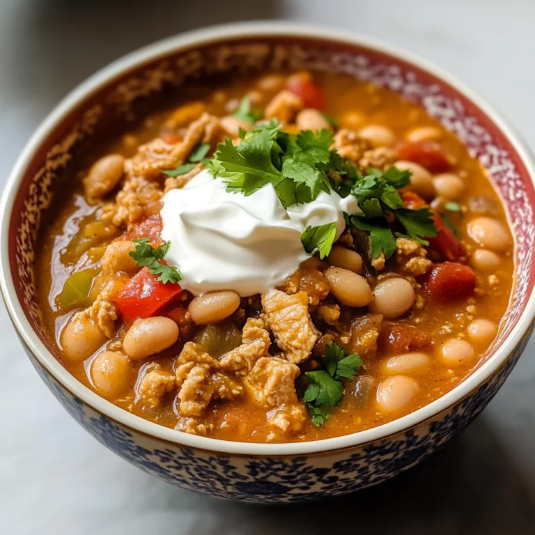 Turkey White Bean Chili