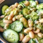 White Bean and Cucumber Dill Salad
