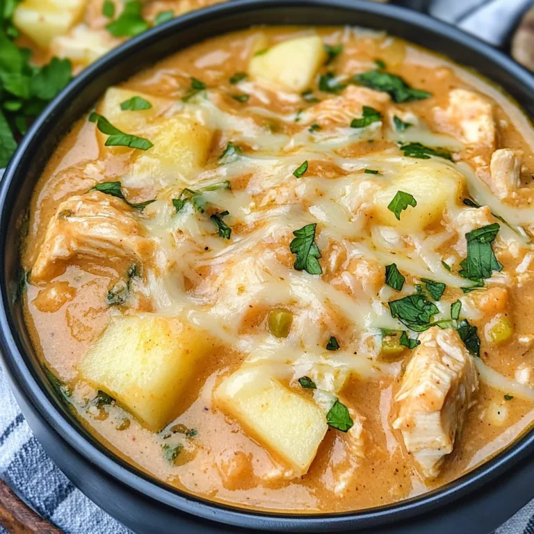 White Cheddar & Apple Chicken Chili