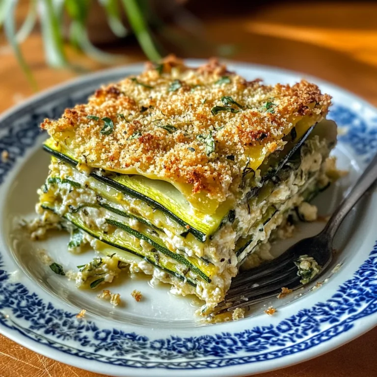 Zucchini Lasagna